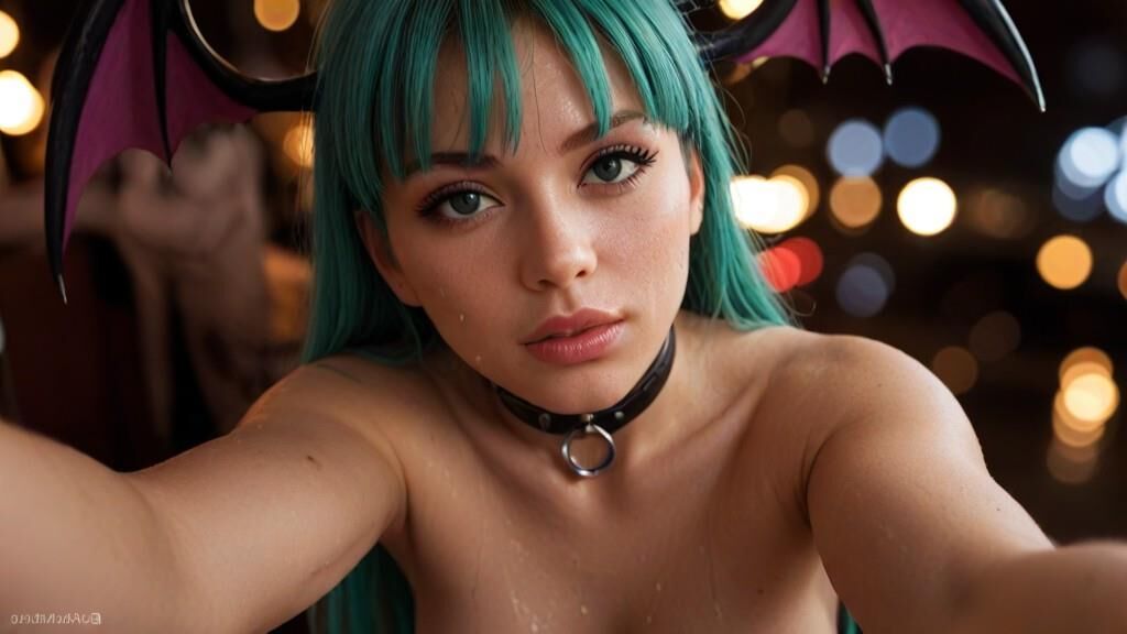 Morrigan Aensland (Darkstalkers) Cosplay of Girl's Sleepovers