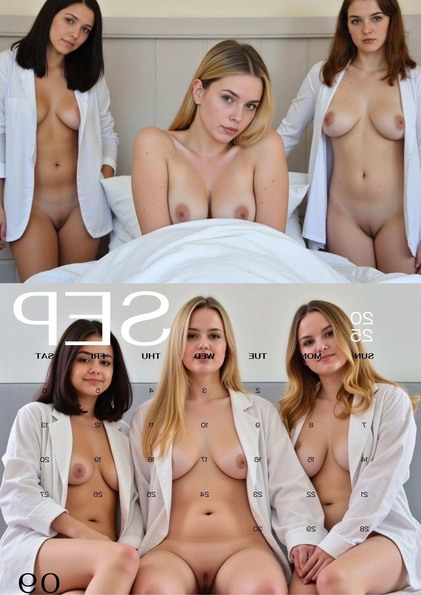 Sexy medical students (Calendar 2025)