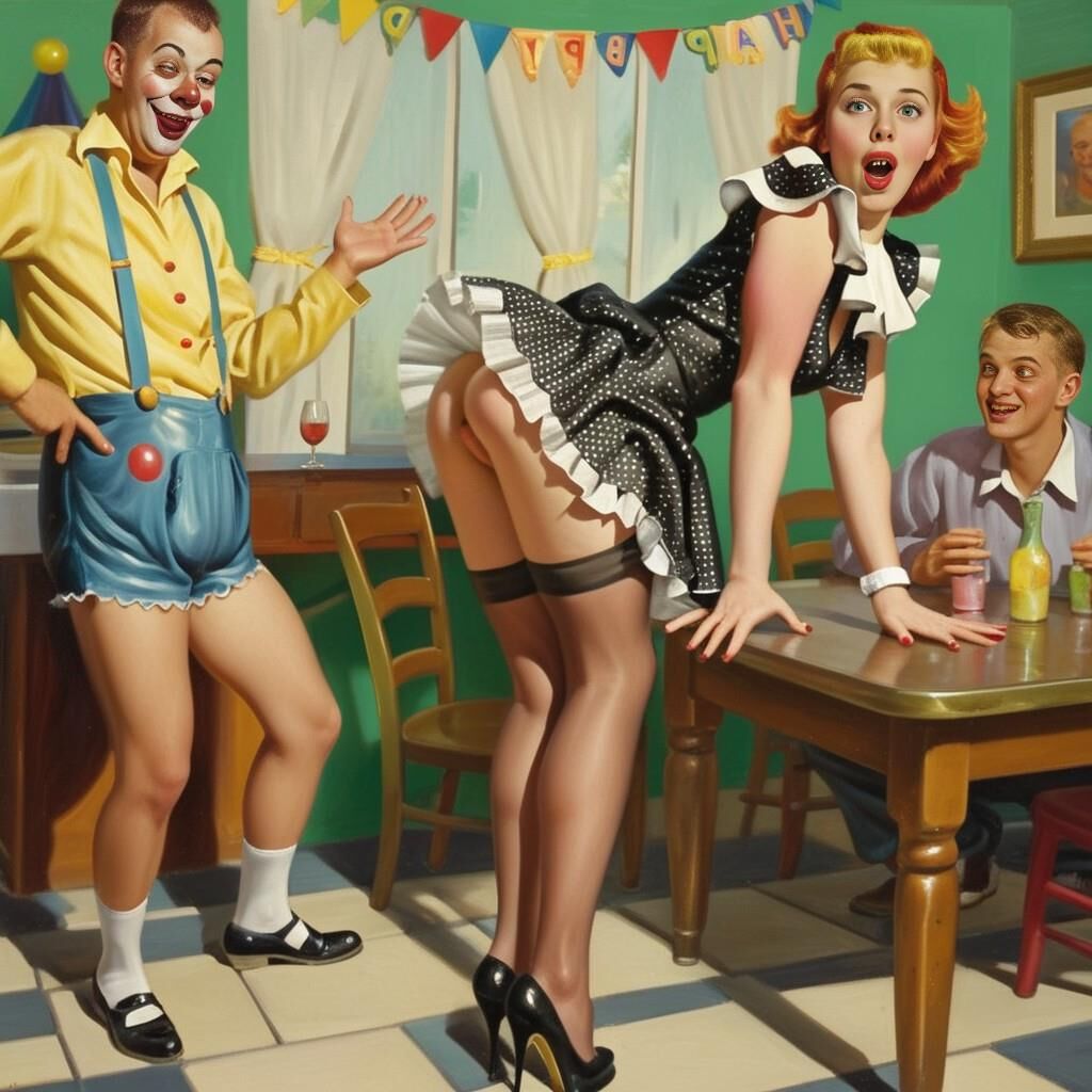 AI Generated 822: Pin-ups, Partys und Clowns