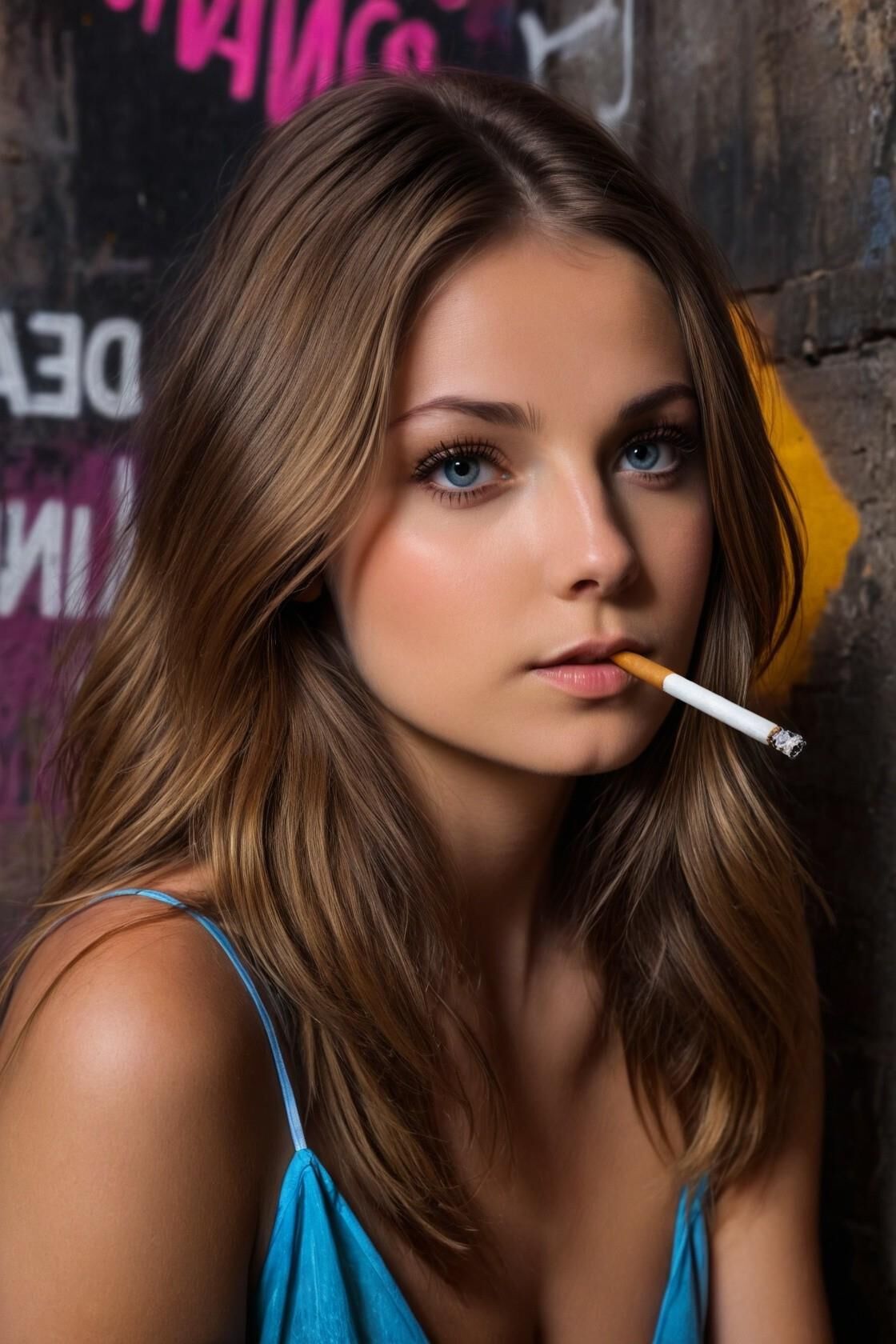 Smoking girls