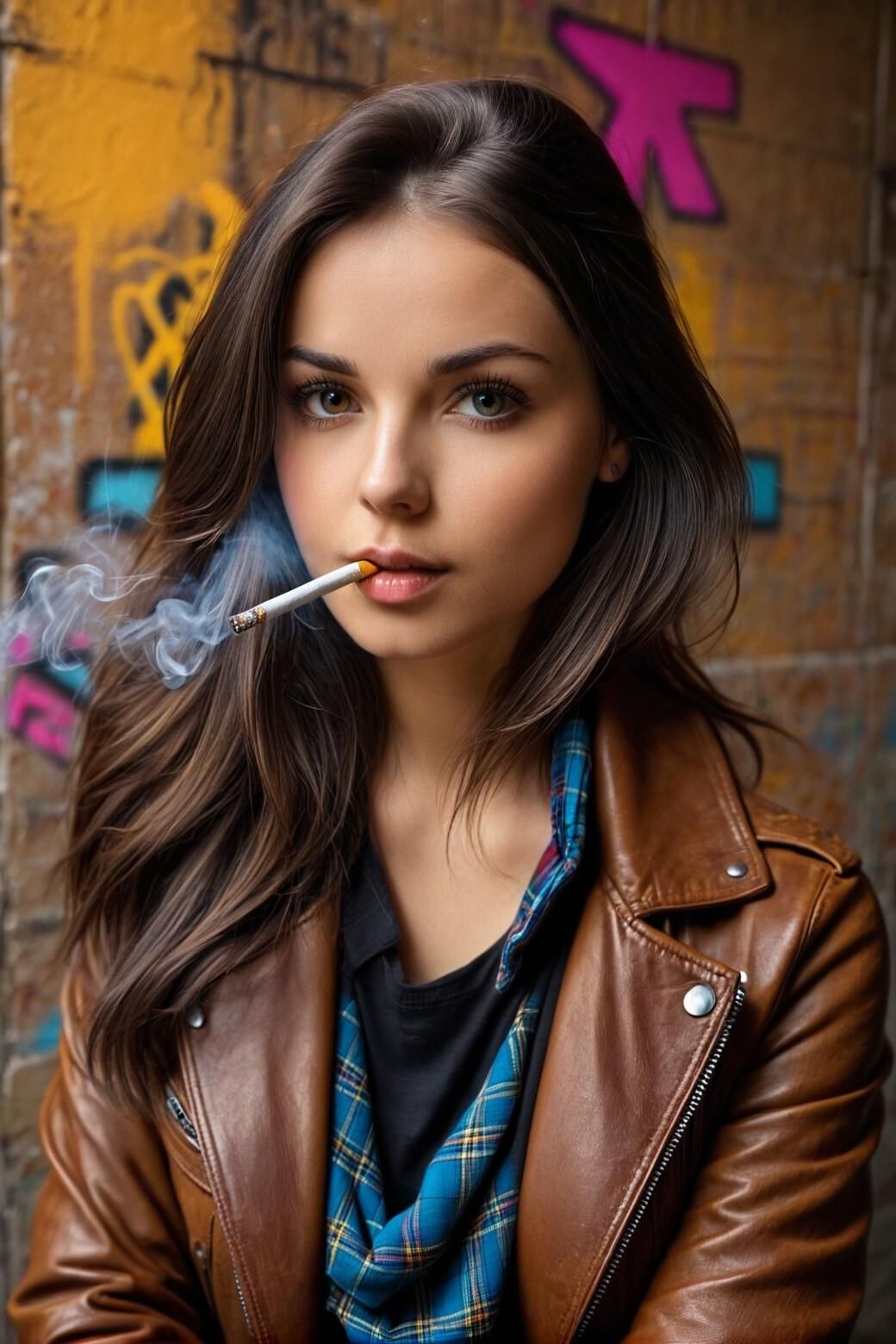 Smoking girls