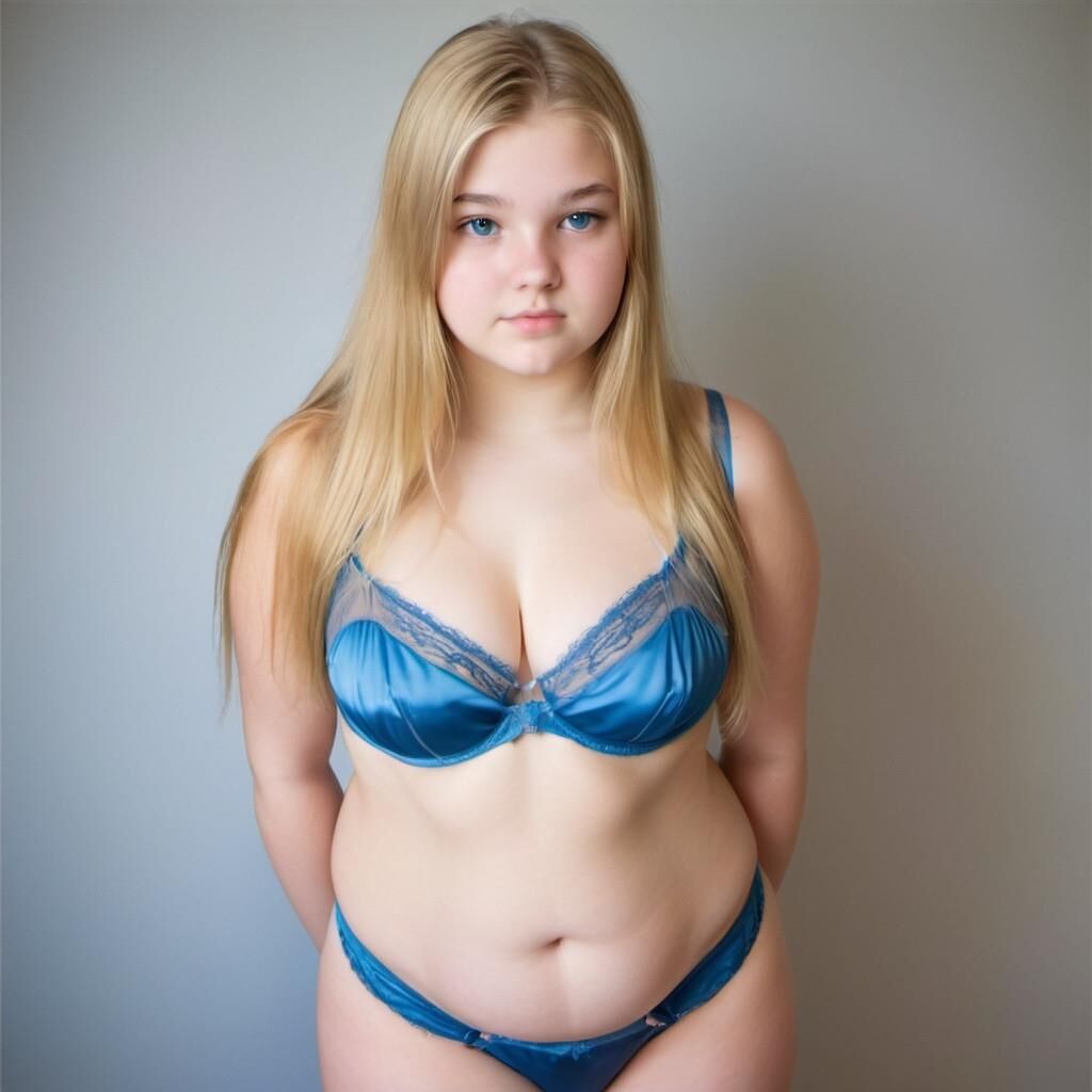 AI Generated 21. Chubby and pregnant lingerie teens