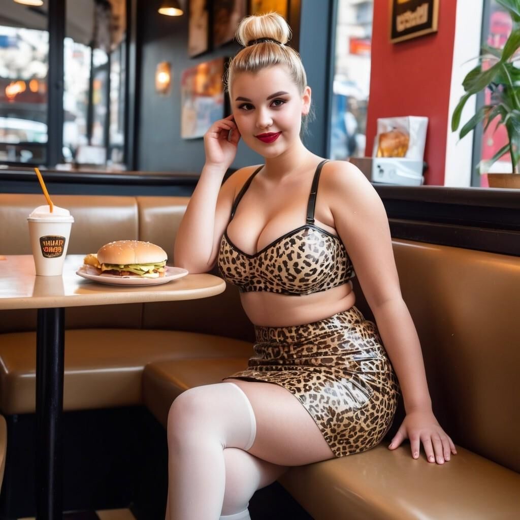 AI Generated 16. Teen fatties who would fuck for food