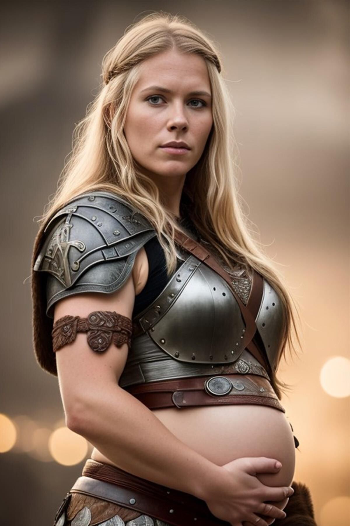 Pregnant shield maiden