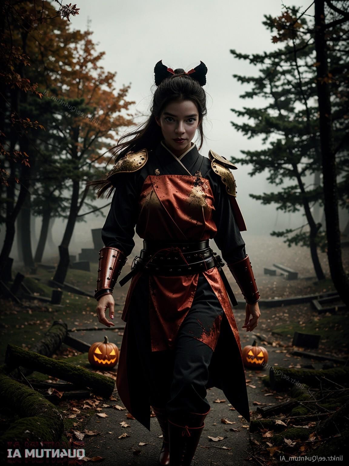 AI Anya Taylor-Joy # Samurai Warrior Ninja Japanese