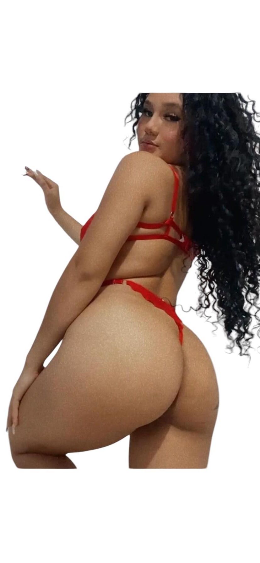 Latina Cute Big Butt Stickers 