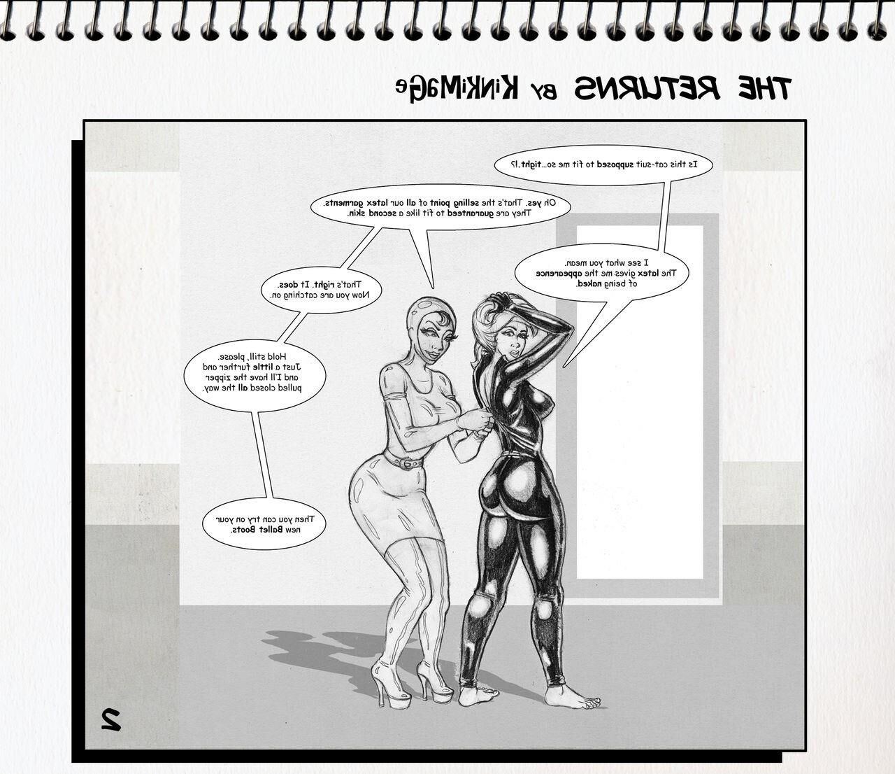 Bondage Cartoon & D women in BDSM troubles 