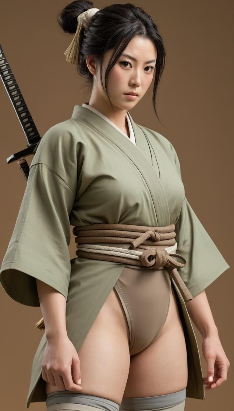 AI Japanese 1 ninja, kimono