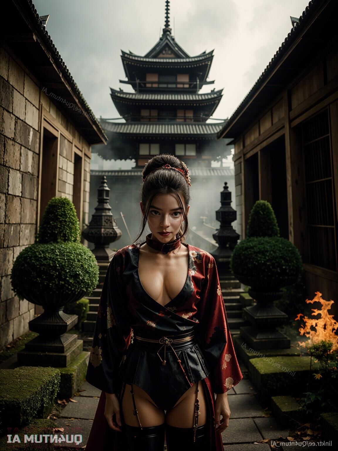 AI Anya Taylor-Joy # Samurai Warrior Ninja Japanese