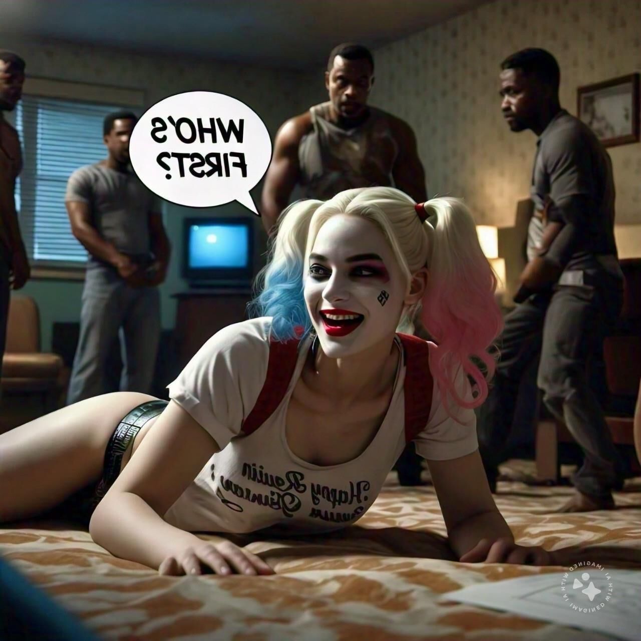 Harley Quinn bbc whore 