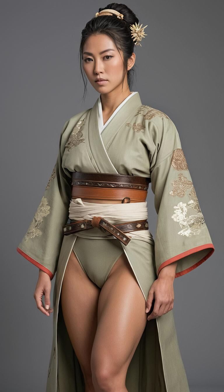 AI Japanese 1 ninja, kimono