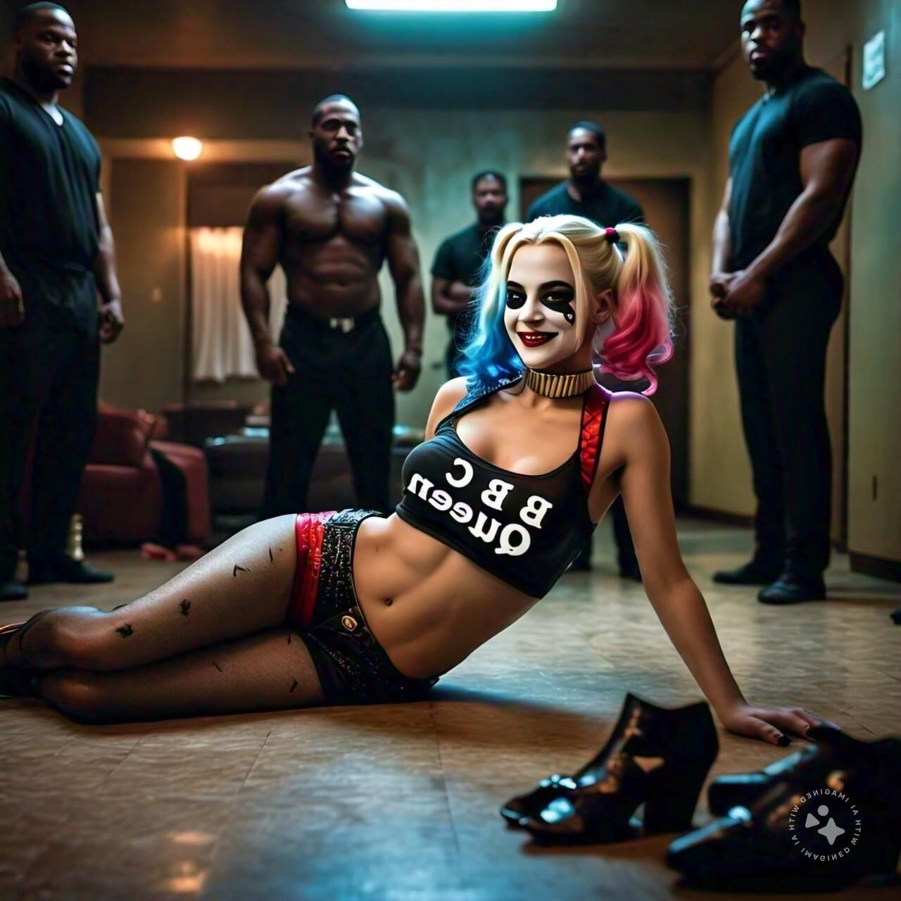 Harley Quinn bbc whore 