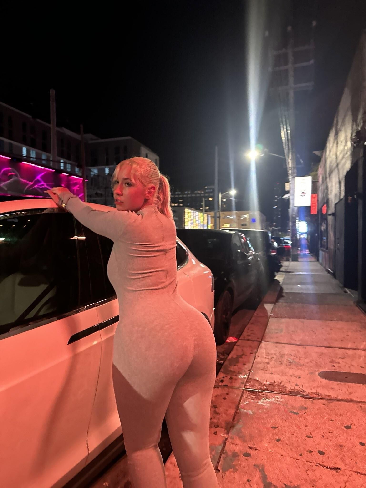 Morgan Big Ass Beauty Sexy Blonde Girl Mixed Hot Shots