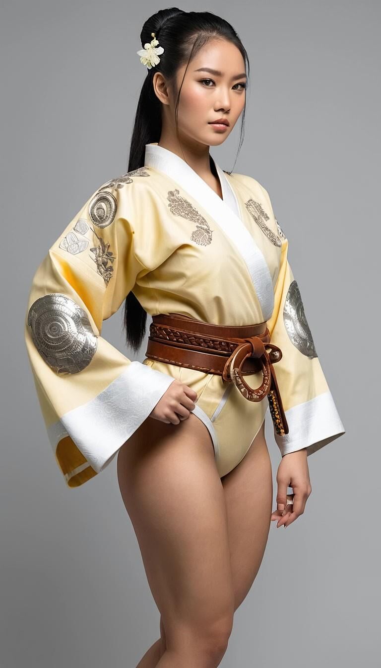 AI Japanese 1 ninja, kimono