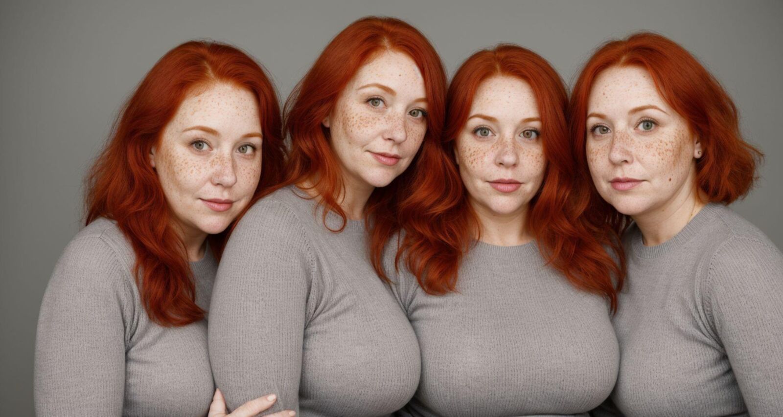 AI - Redheads in sweaters