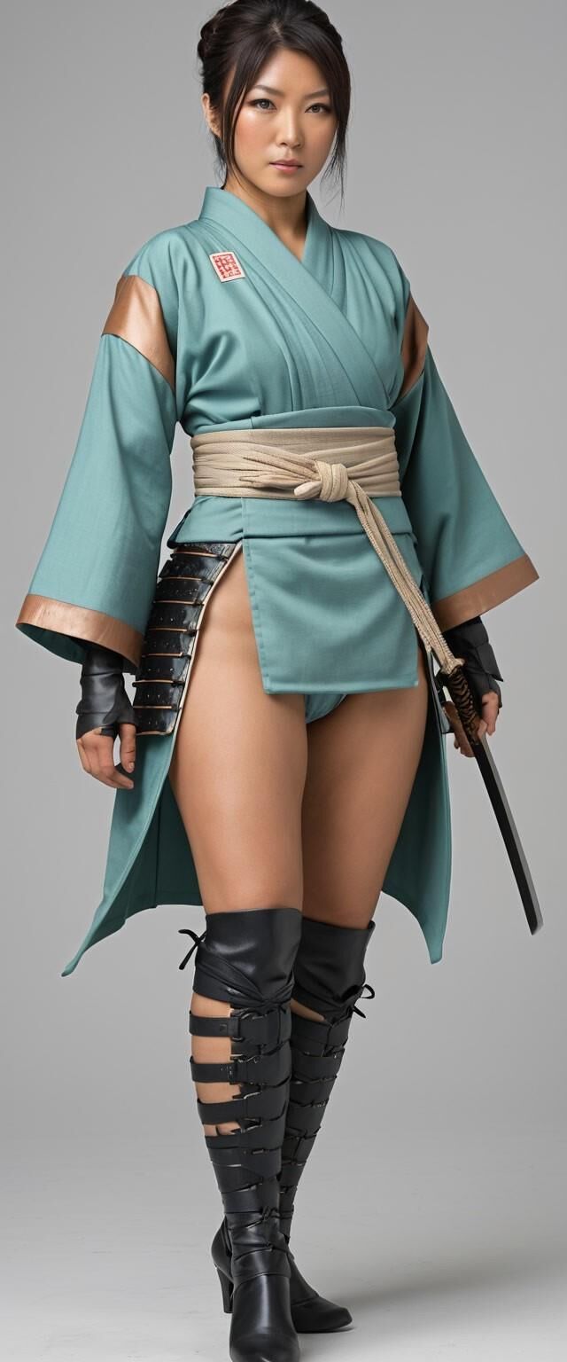 AI Japanese 1 ninja, kimono