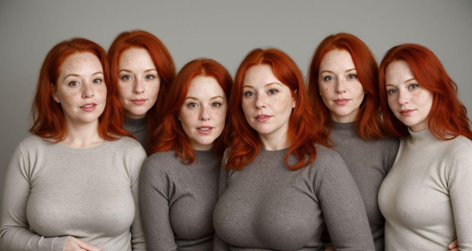 AI - Redheads in sweaters