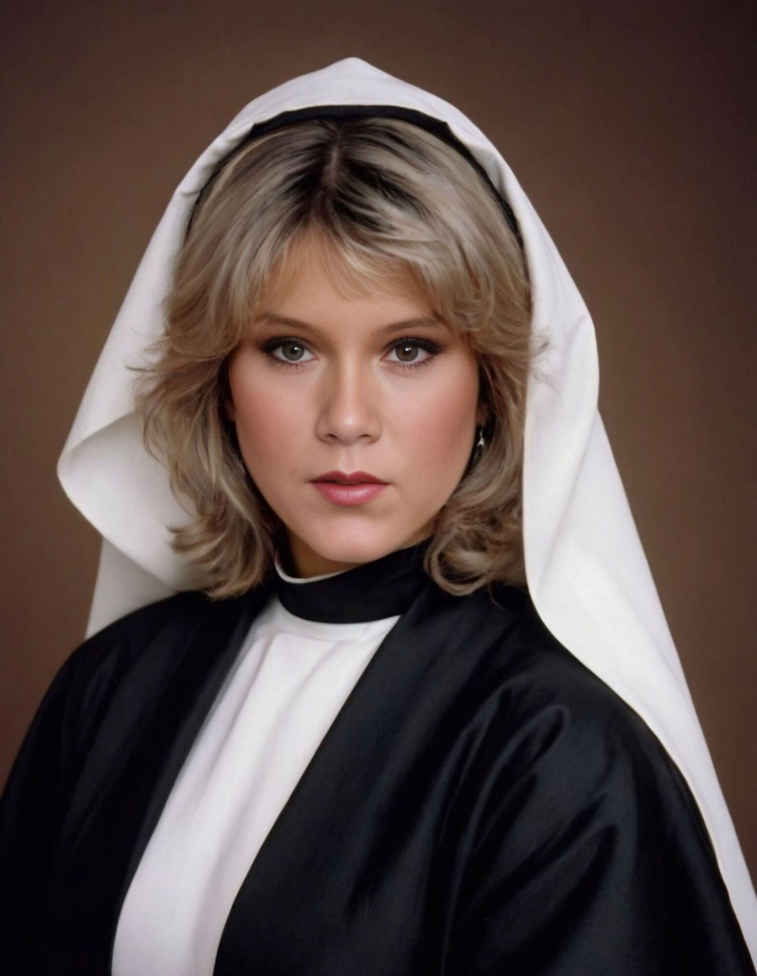 Samantha Fox como monja