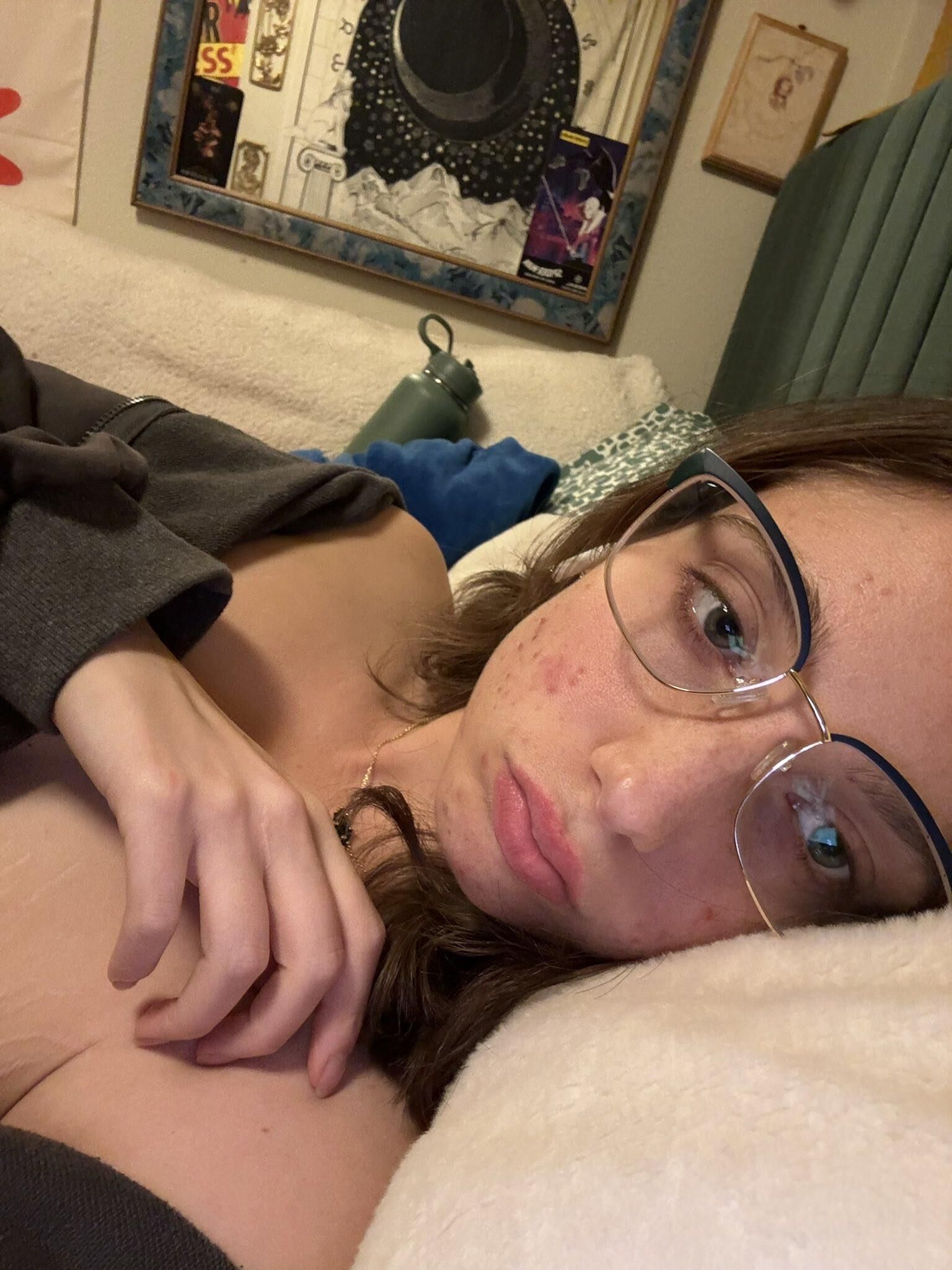 Ash Pac Sexy Teen Girl with Glasses Mixed Hot Shots