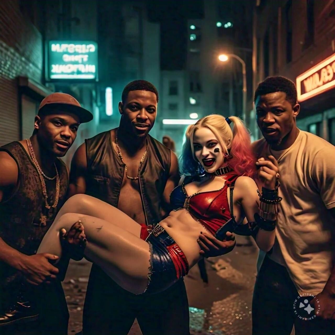 Harley Quinn bbc whore 