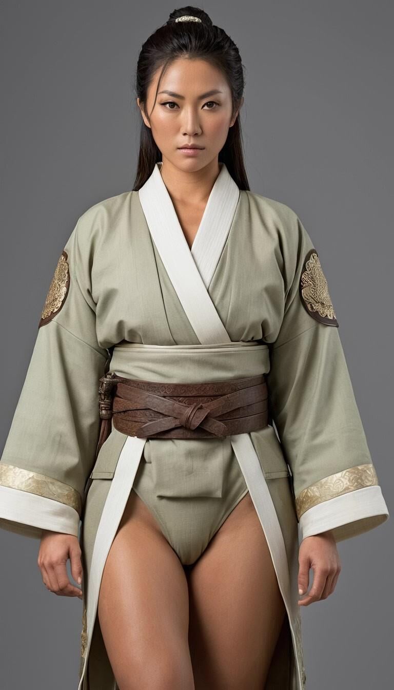 AI Japanese 1 ninja, kimono