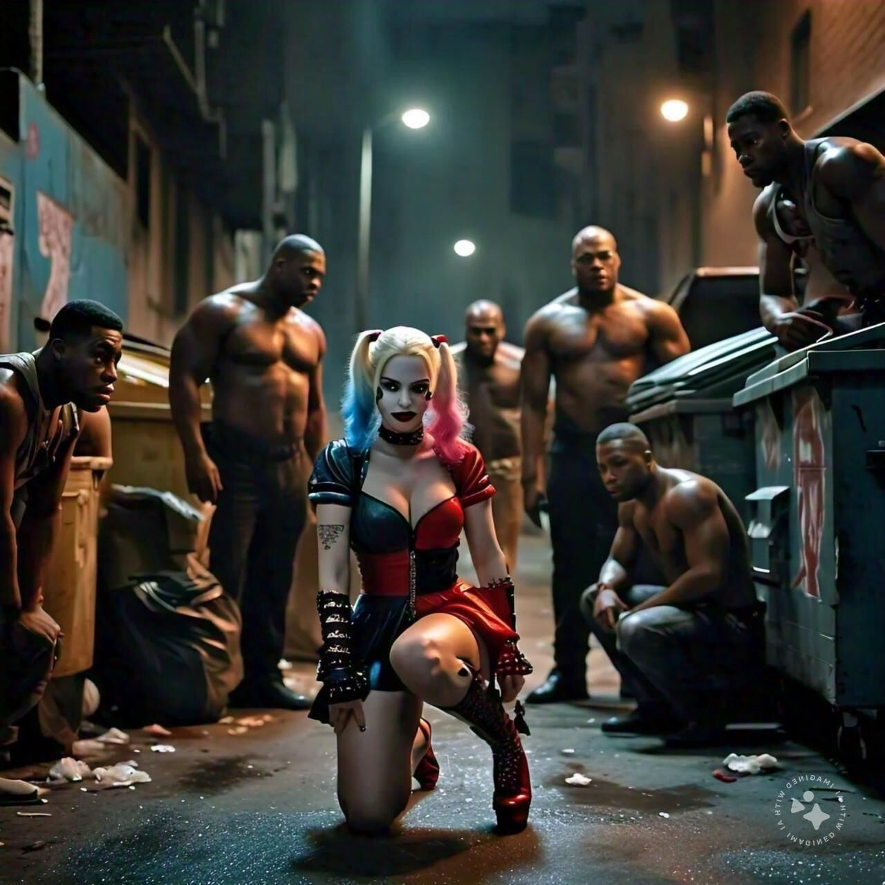 Harley Quinn bbc whore 