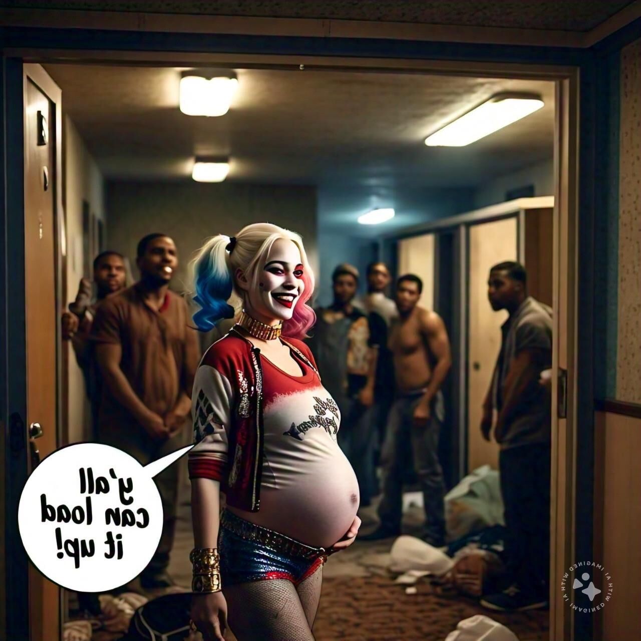 Harley Quinn bbc whore 