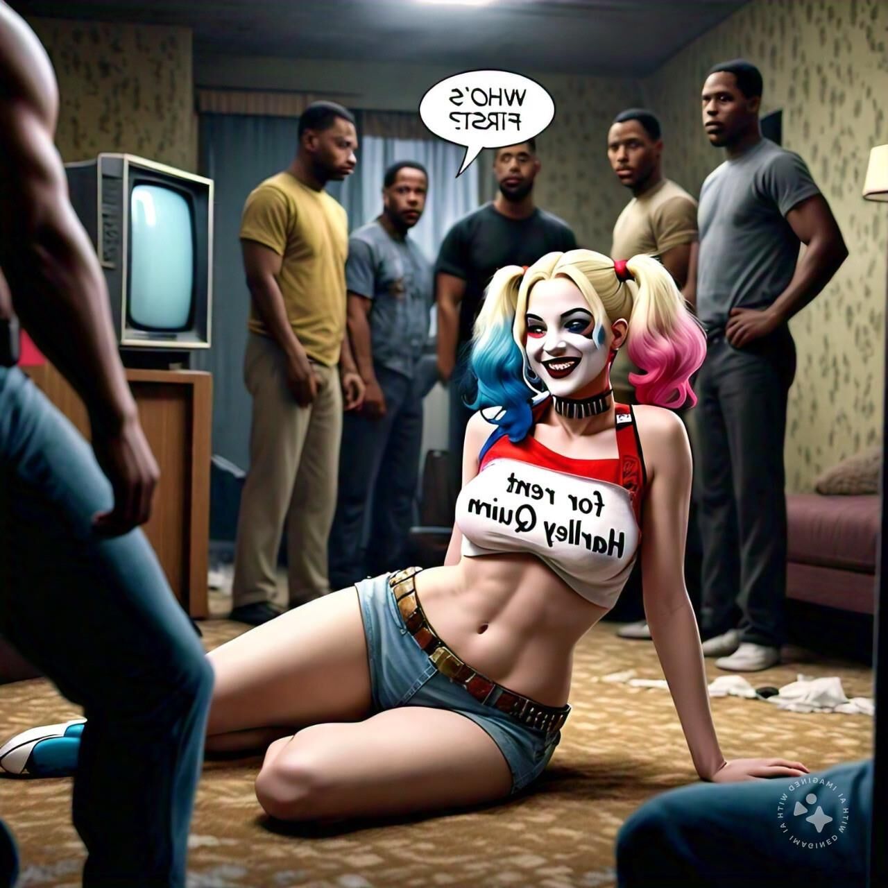 Harley Quinn bbc whore 