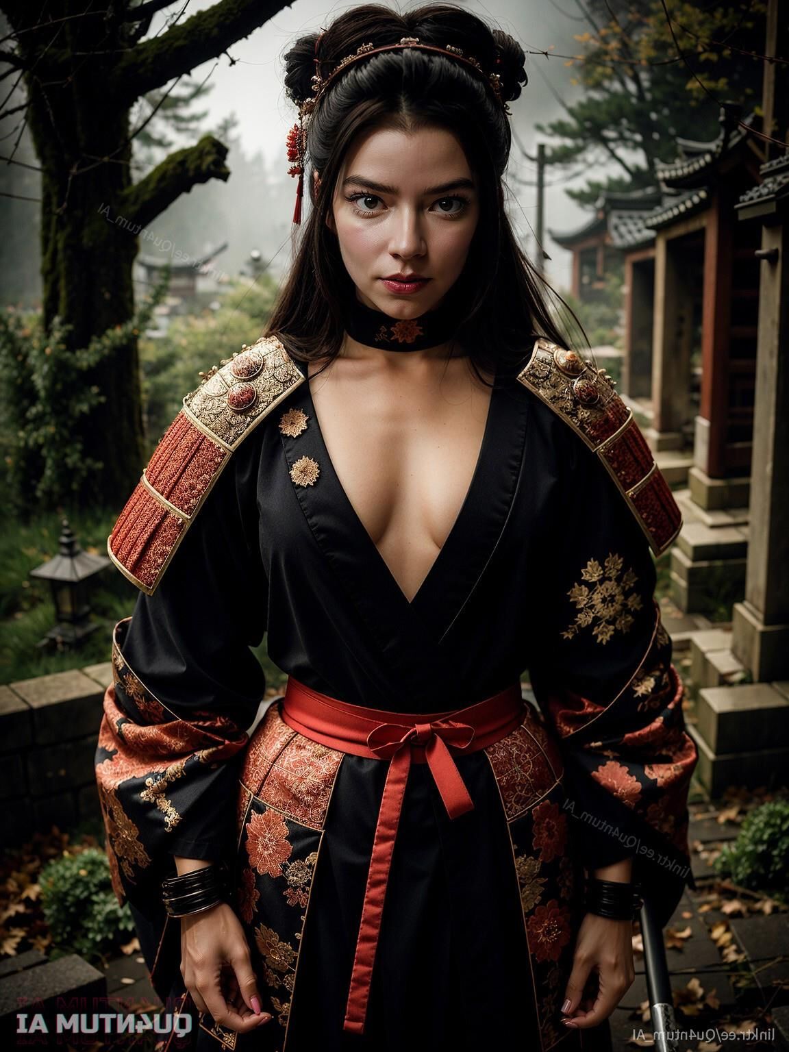 AI Anya Taylor-Joy # Samurai Warrior Ninja Japanese