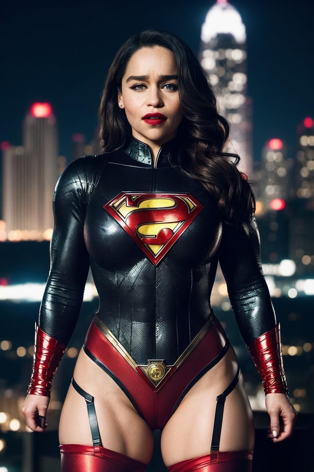 AI - Emilia Clarke - Buffed Superhero