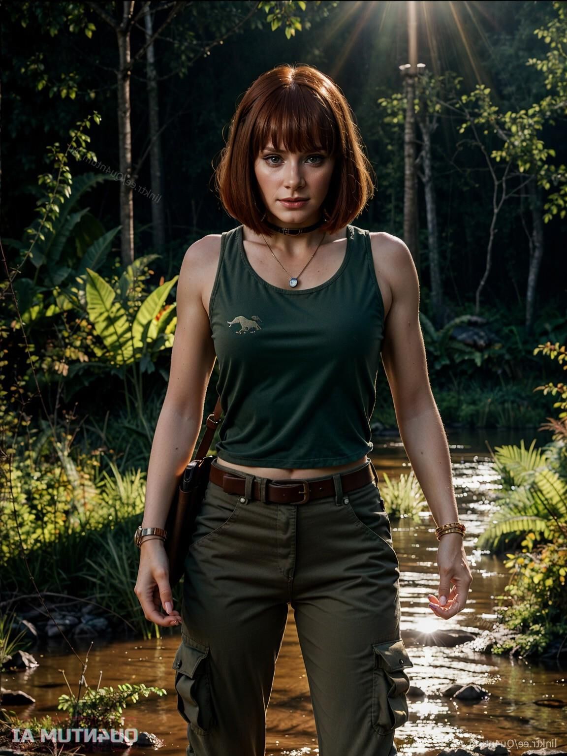 AI Bryce Dallas Howard # Jurassic World Park