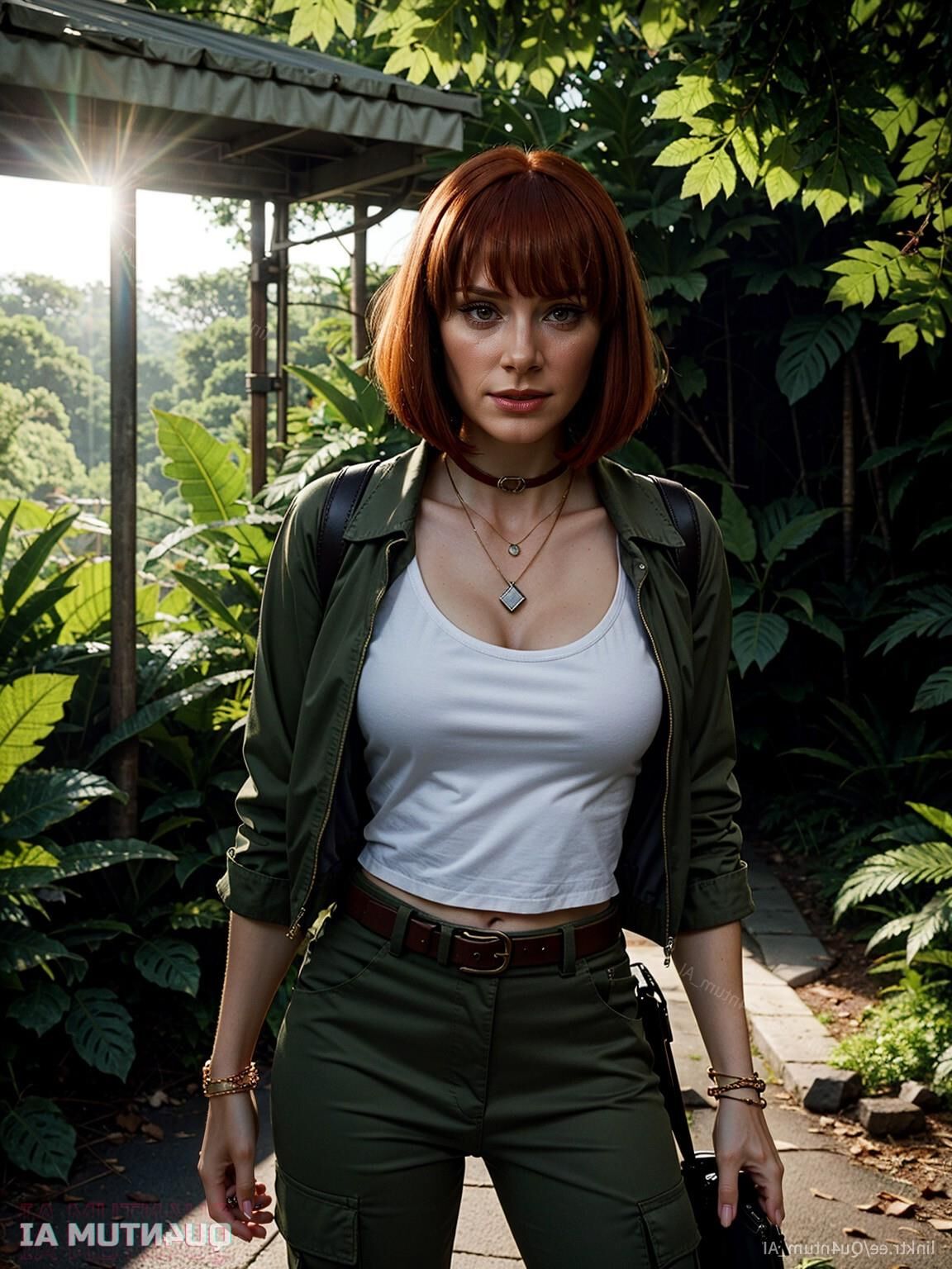 AI Bryce Dallas Howard # Jurassic World Park