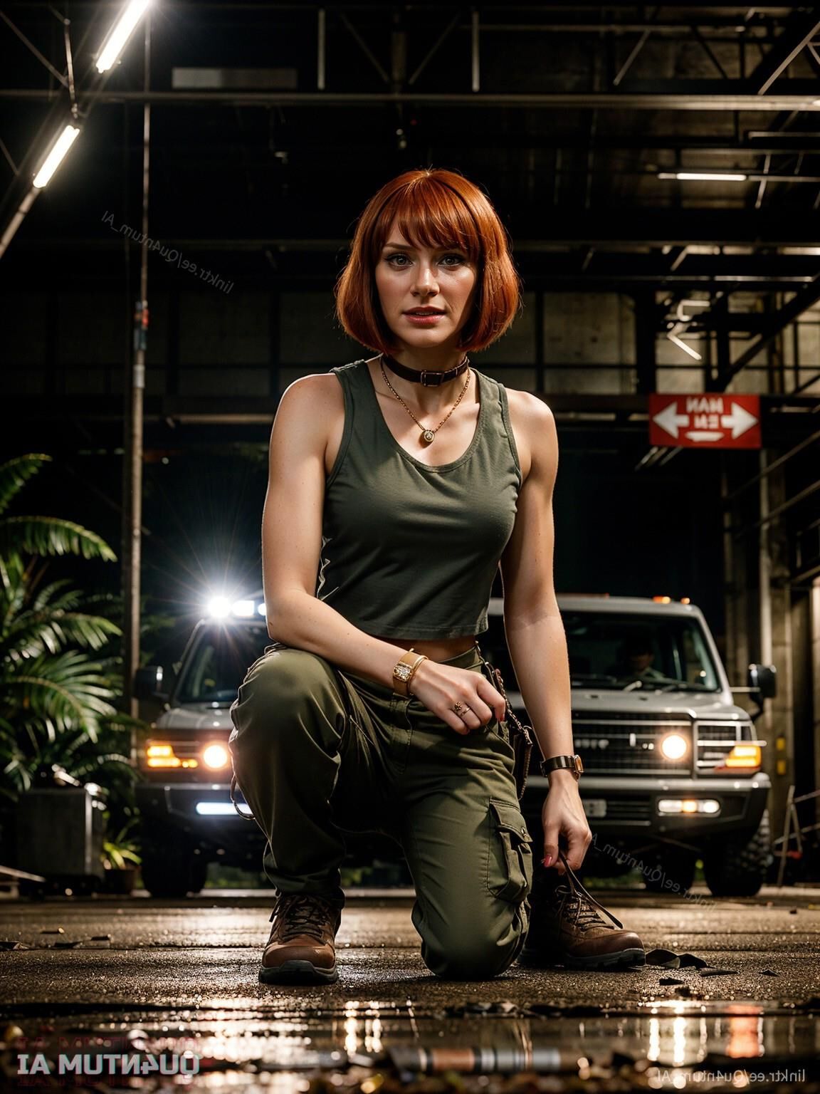 AI Bryce Dallas Howard # Jurassic World Park