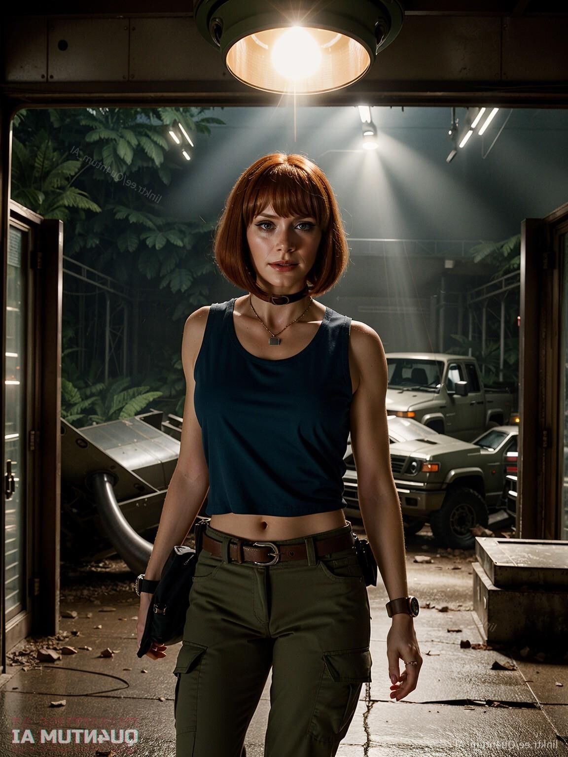 AI Bryce Dallas Howard # Jurassic World Park