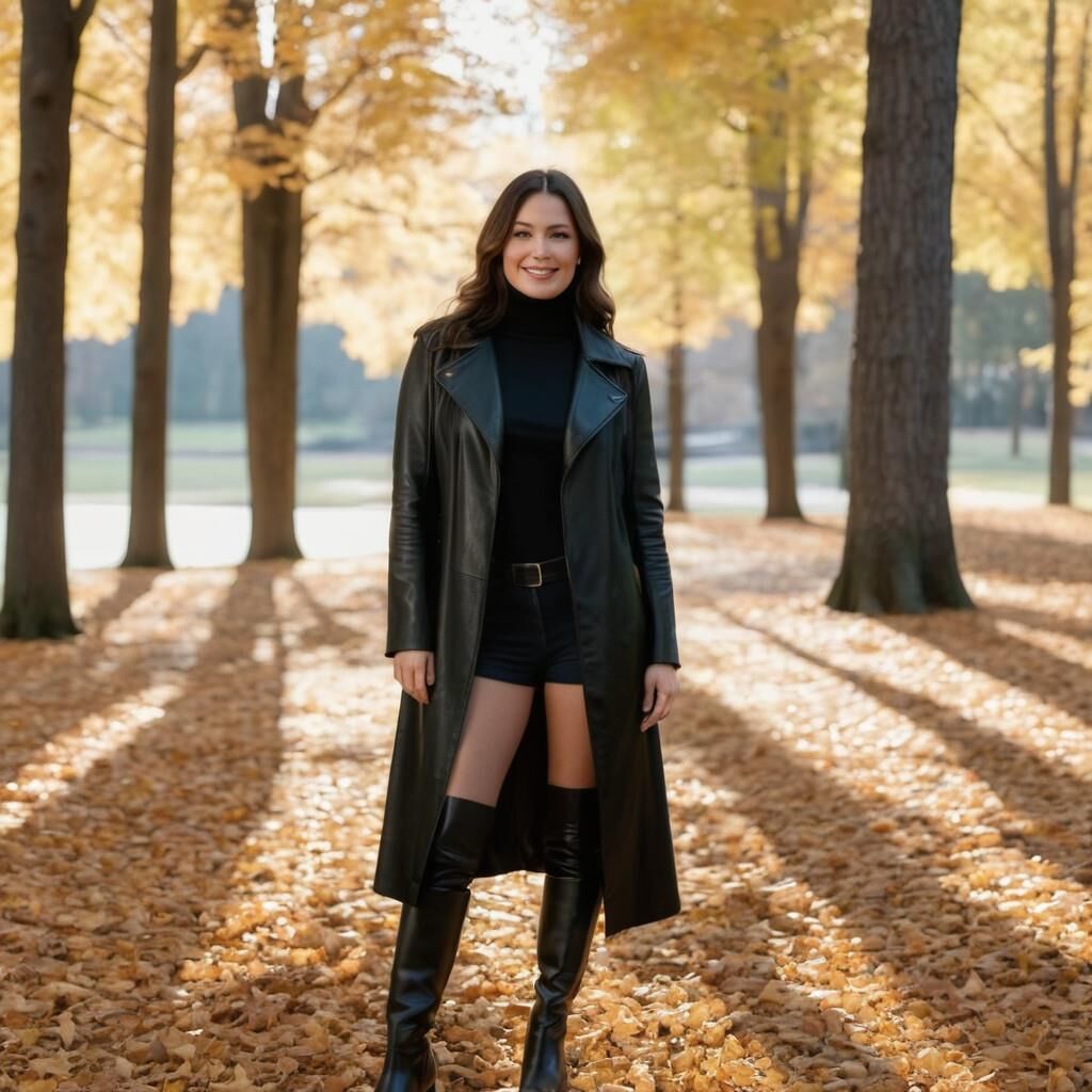 A.I. Leatherbabe im Herbst