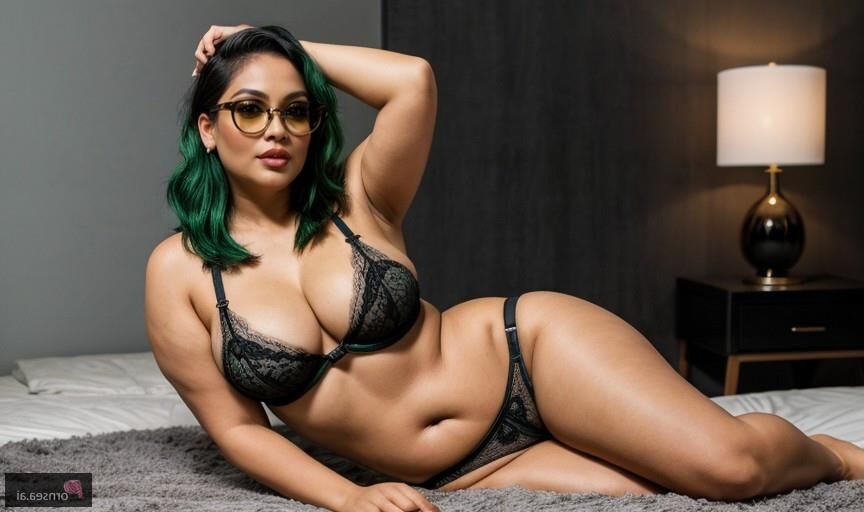 MILF thaïlandaise posant chaude en lingerie de studio