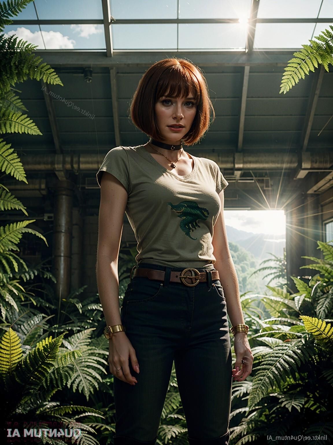 AI Bryce Dallas Howard # Jurassic World Park