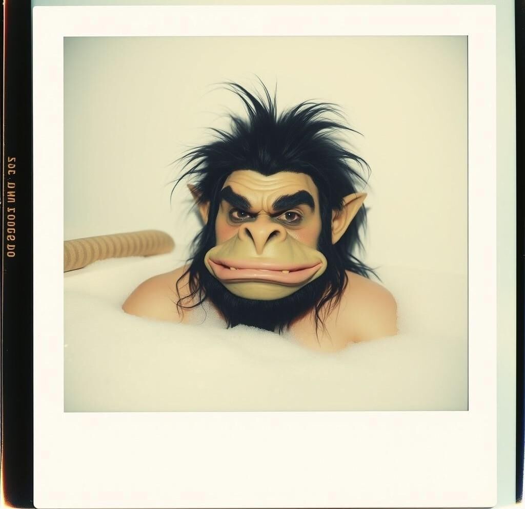 Softcore Amateur Bathing Troll Polaroids 