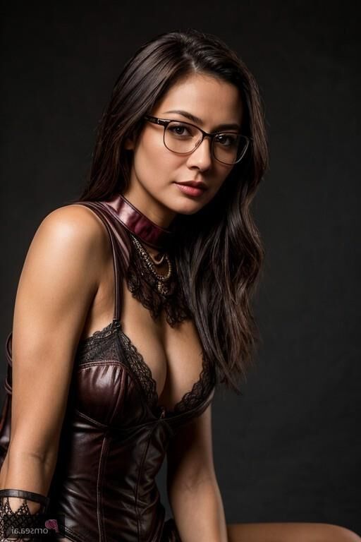 Asian warrior babe gets her armor off