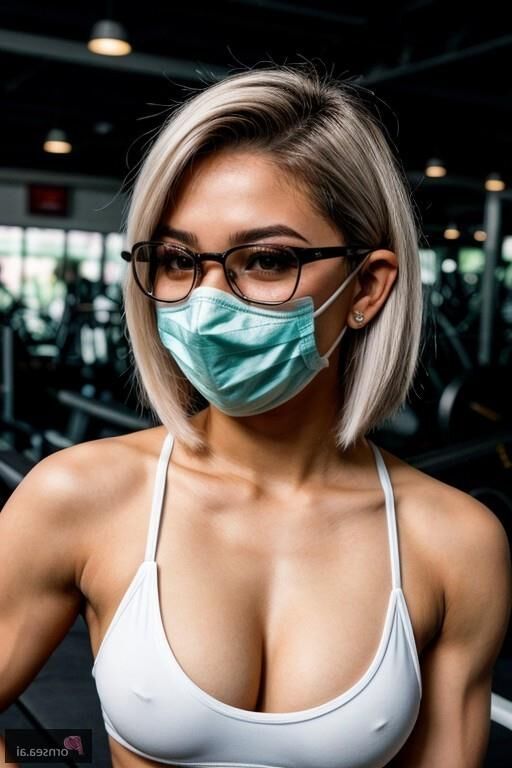 Thai fitness babe gets pumped up at the gym