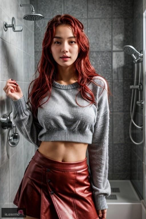 K-Pop cutie gets showered with cum