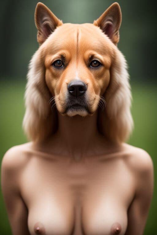 AI Real furry girls - Dog women