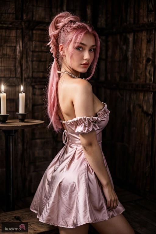 Puffy Pink Dress Seduction - A Mongolian Beauty's Desires Unleas