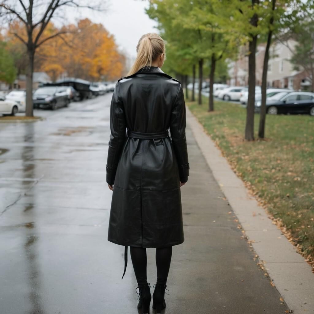 A.I. Walking Away in Leather