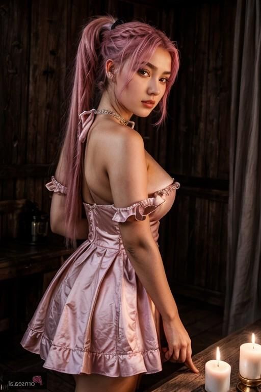 Puffy Pink Dress Seduction - A Mongolian Beauty's Desires Unleas