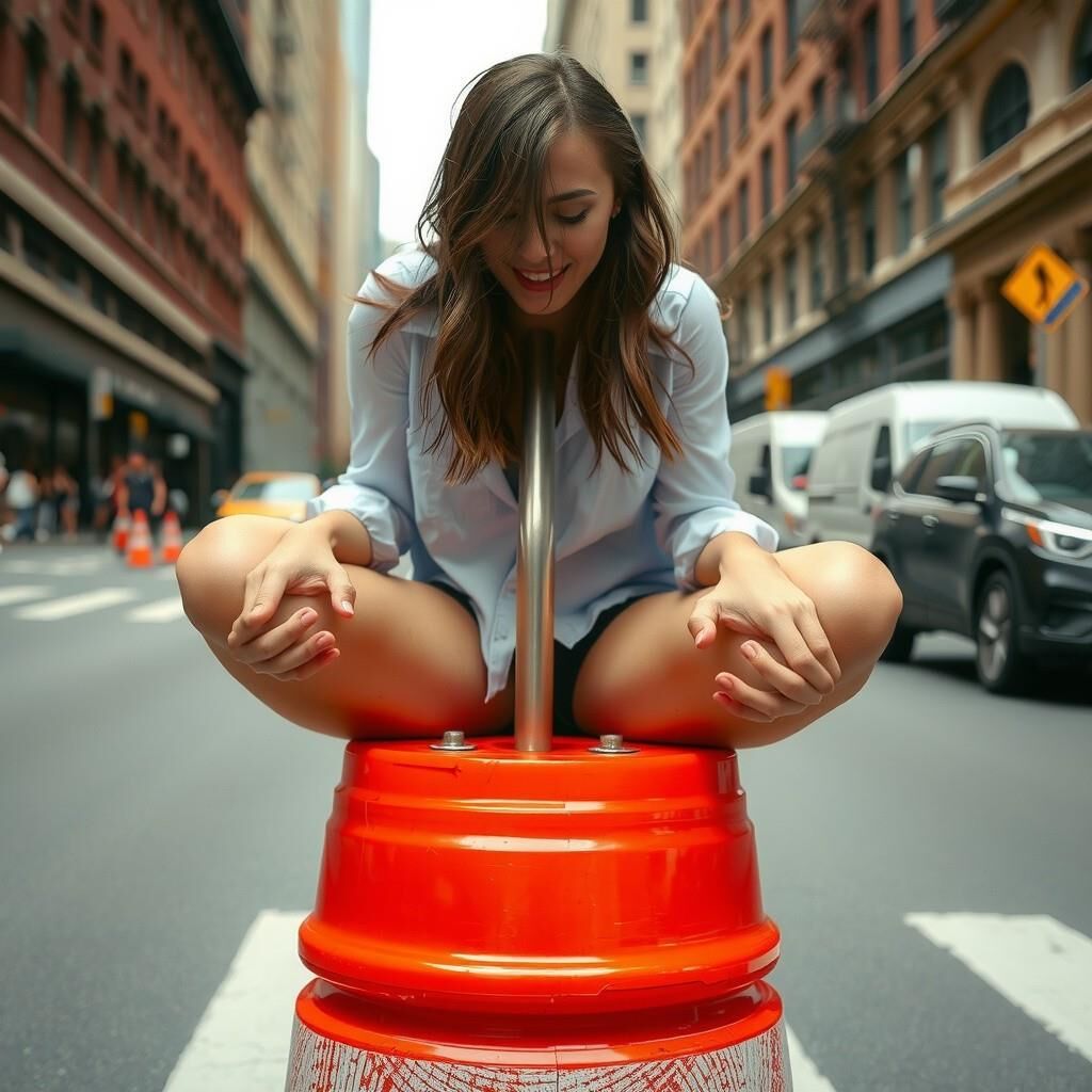 riding the hydrant ...