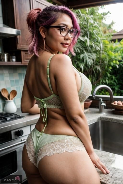 Thai housewife's secret kitchen fantasy