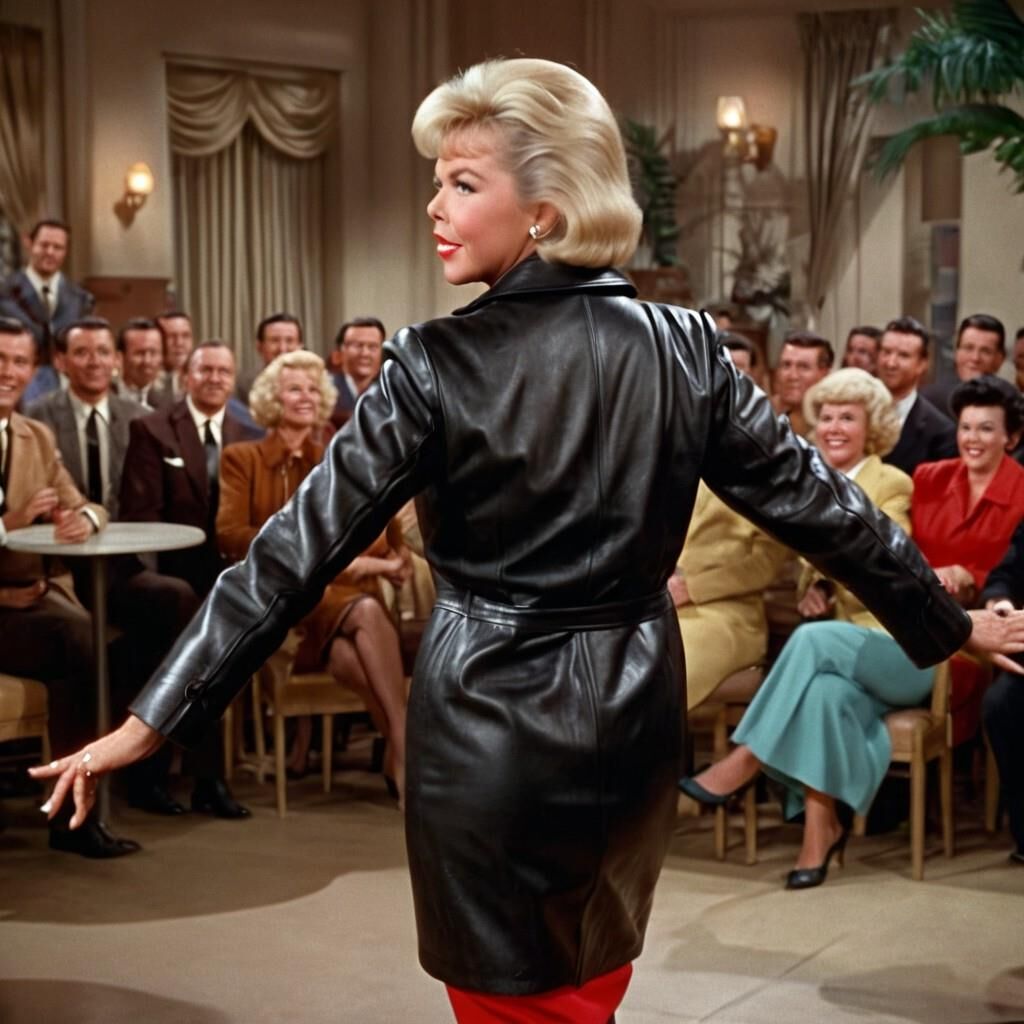 A.I. Doris Day en cuero