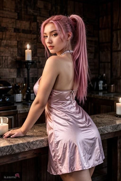 Puffy Pink Dress Seduction - A Mongolian Beauty's Desires Unleas