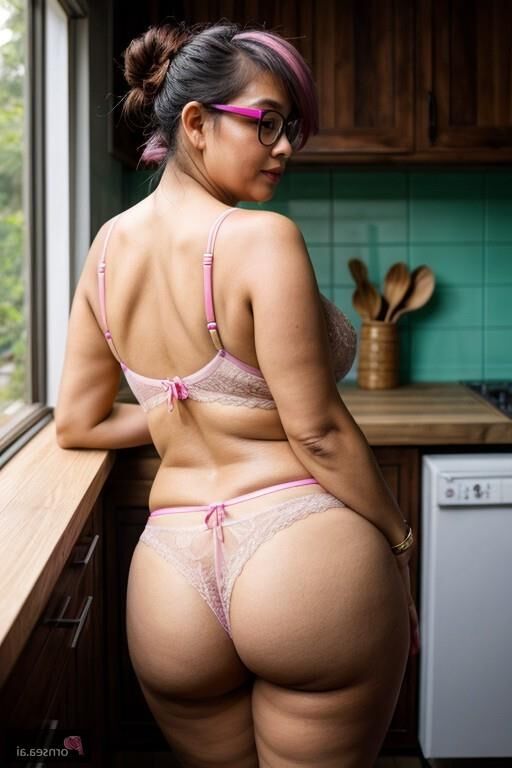 Thai housewife's secret kitchen fantasy